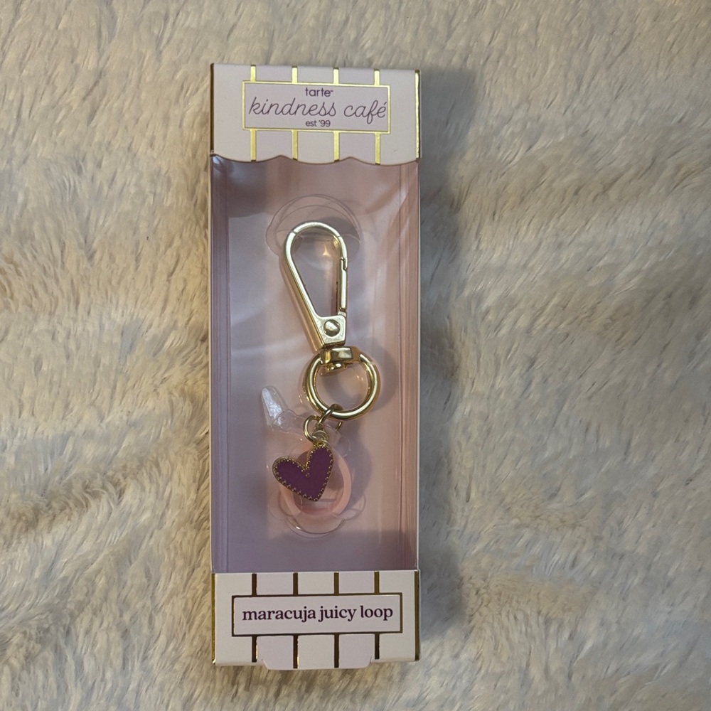 TARTE 💜 Gold and Purple Heart Key Holder